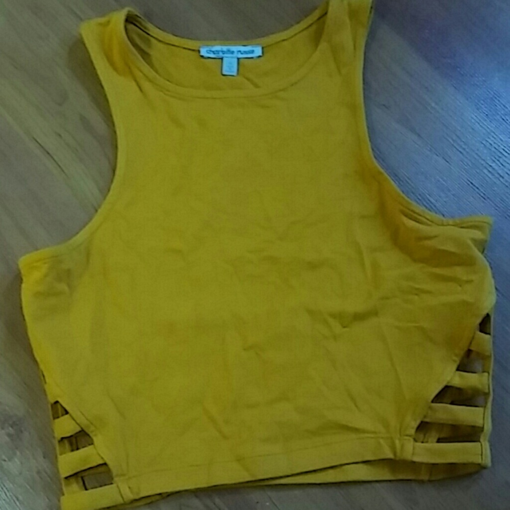 Crop Top Mustard